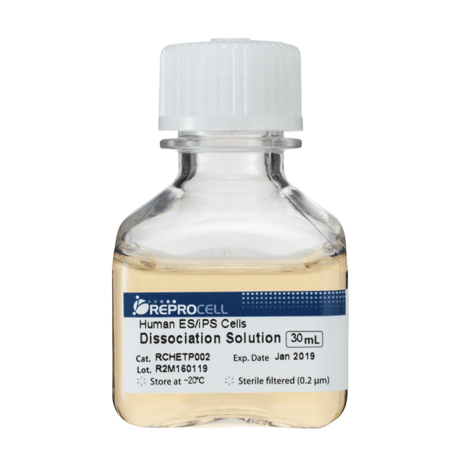 Dissociation solution for human ES/iPS cells